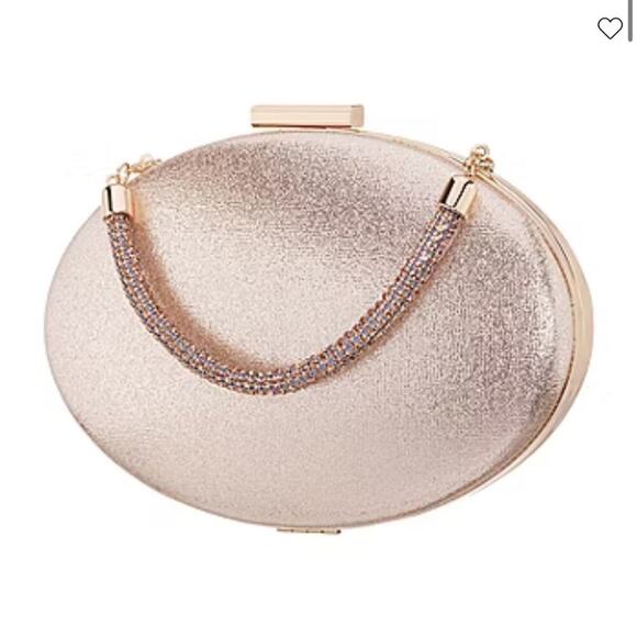 I. Miller Kimmy Evening Gold Sparkly Clutch Bag - Picture 2 of 7